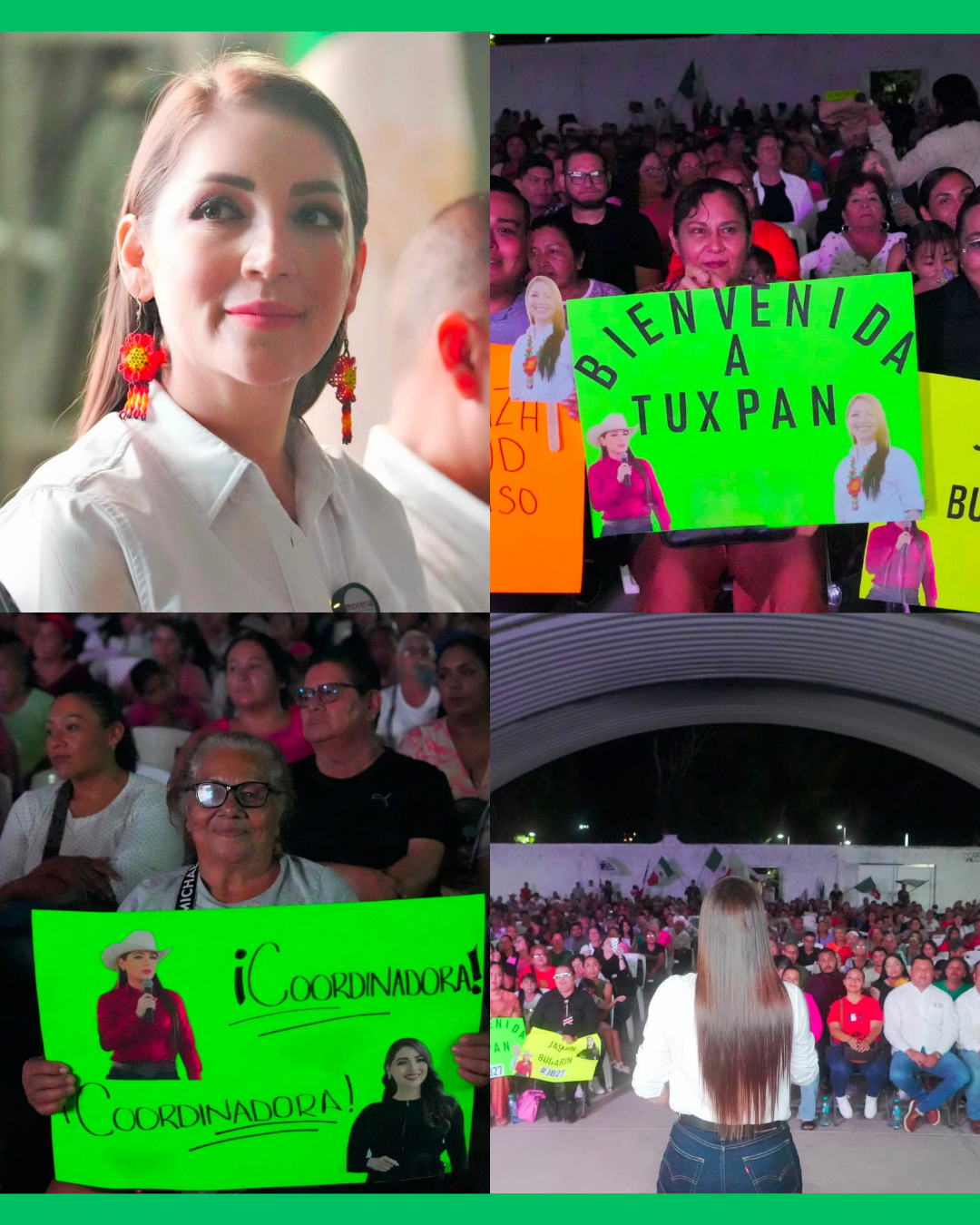 JASMIN BUGARIN FORTALECE SU PRESENCIA EN TUXPAN CON ENCUENTRO CIUDADANO