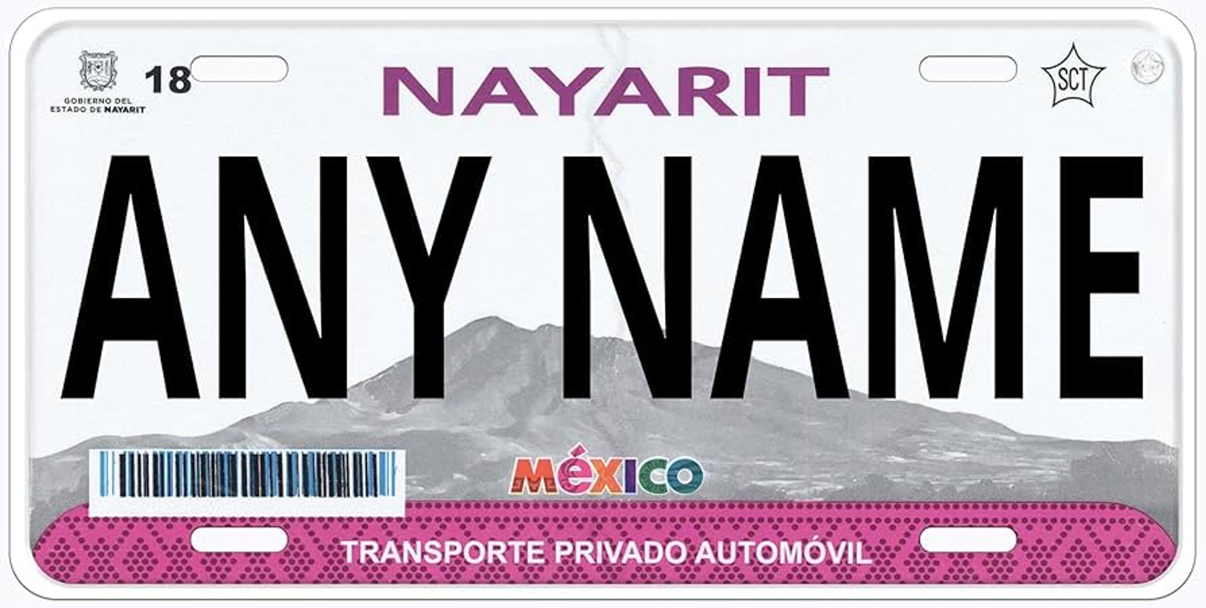 Nayarit Placa