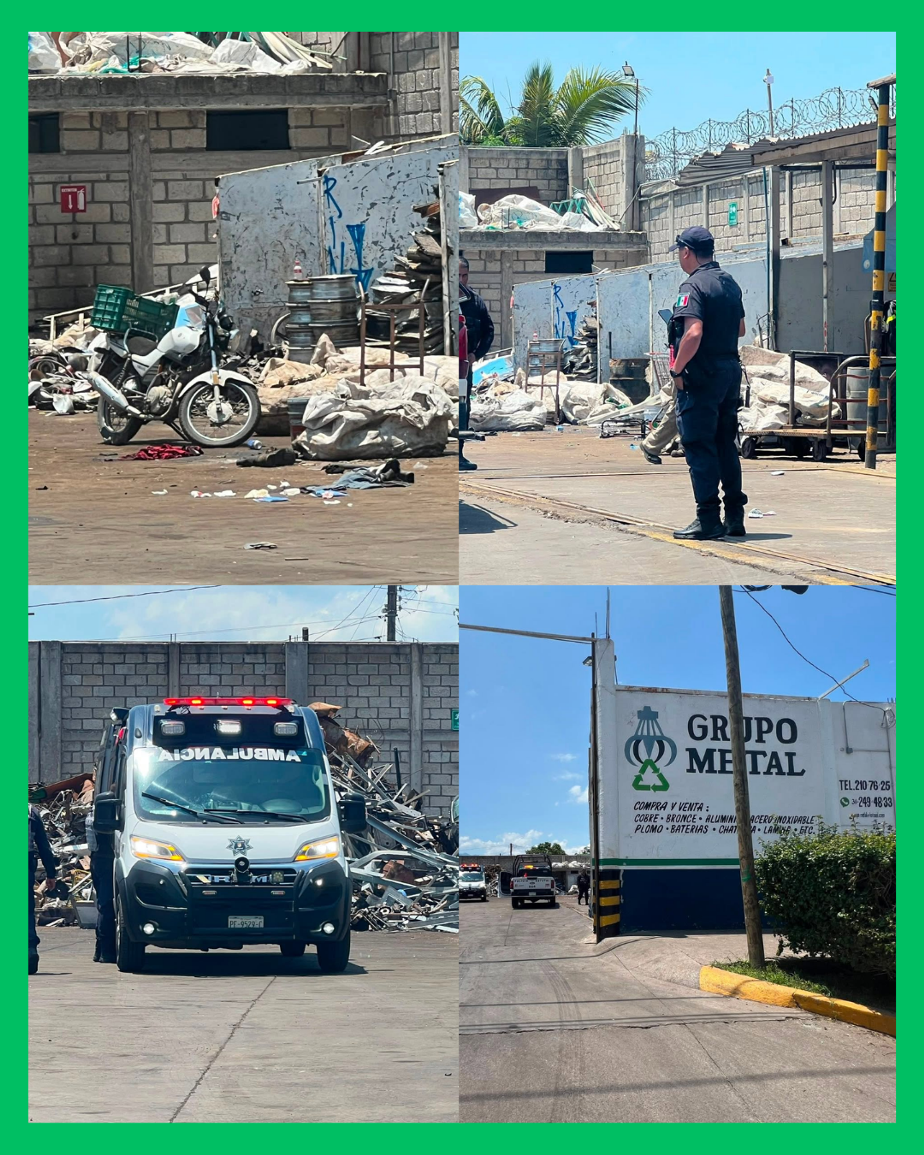 🚨💥 ¡ARTEFACTO EXPLOSIVO DETONA MIENTRAS TRABAJABAN EN UNA CHATARRERA DE TEPIC!