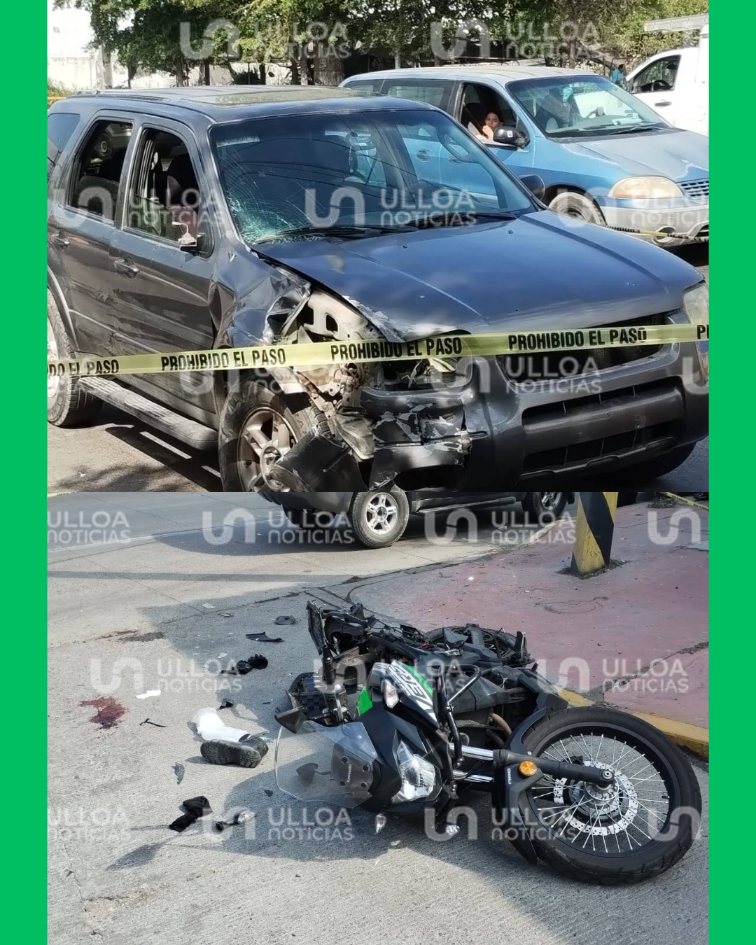 ¡FUERTE ACCIDENTE EN AGUAMILPA! MOTOCICLISTA RESULTA GRAVEMENTE LESIONADO TRAS SER EMBESTIDO