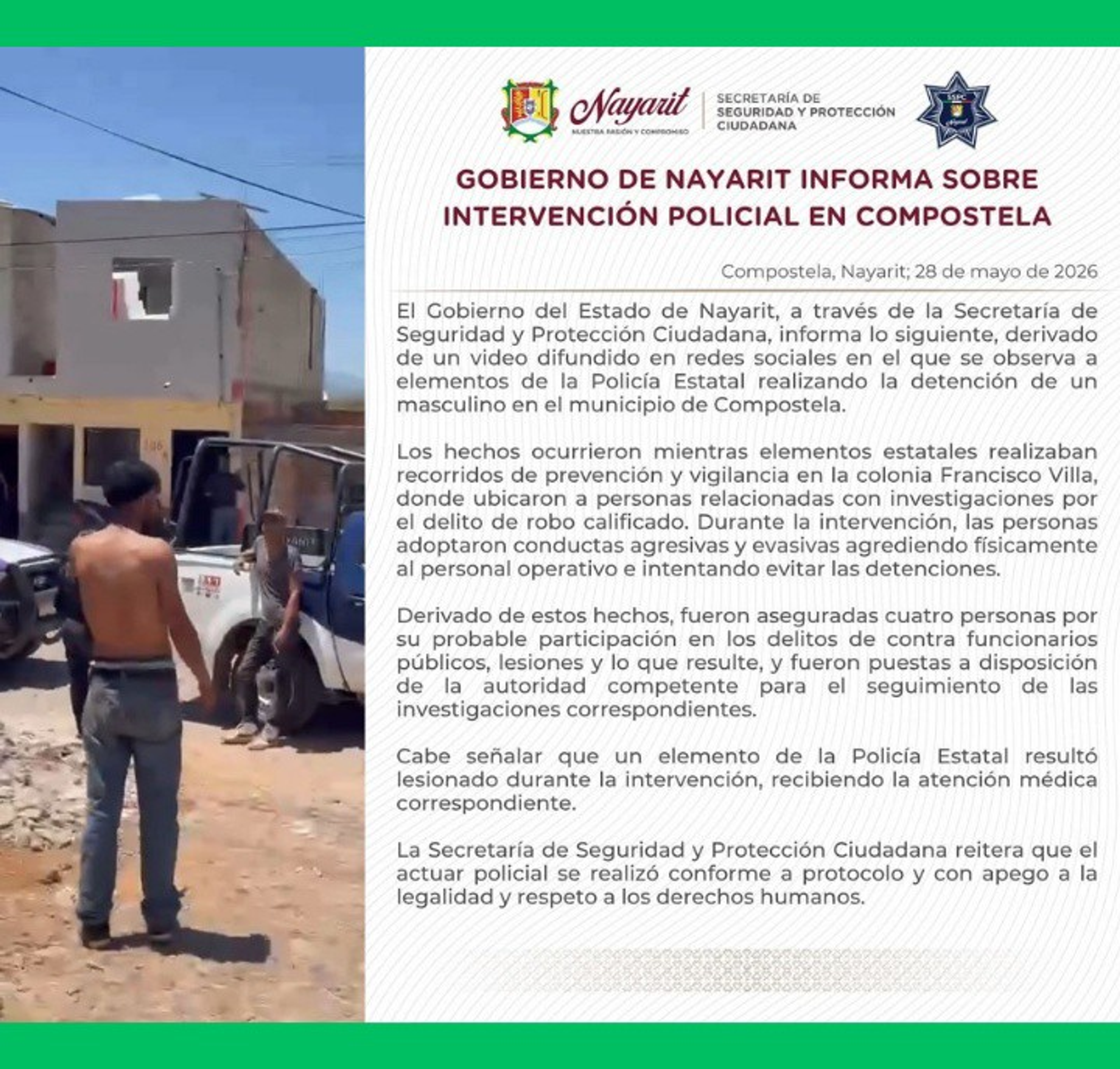 🚨 CUATRO PERSONAS DETENIDAS TRAS INTERVENCIÓN POLICIAL EN COMPOSTELA