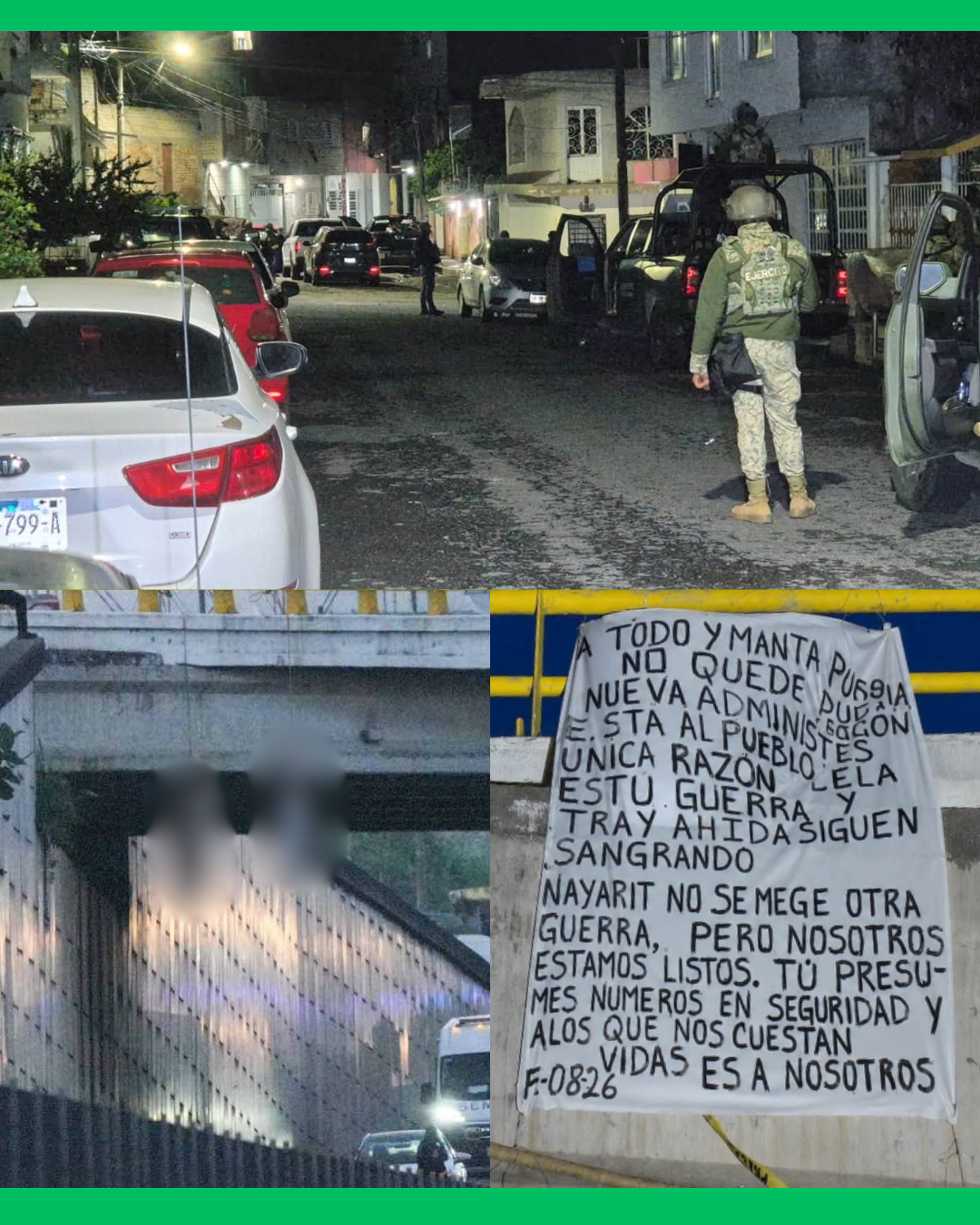  ¡OPERATIVO EN XALISCO PODRÍA ESTAR RELACIONADO CON EL CASO DEL PUENTE DE LOS LOBOS EN TEPIC!