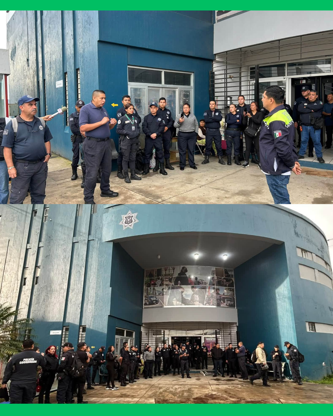POLICÍAS DE TEPIC PARAN LABORES POR PRESTACIONES QUE NO RECIBEN DESDE HACE AÑOS