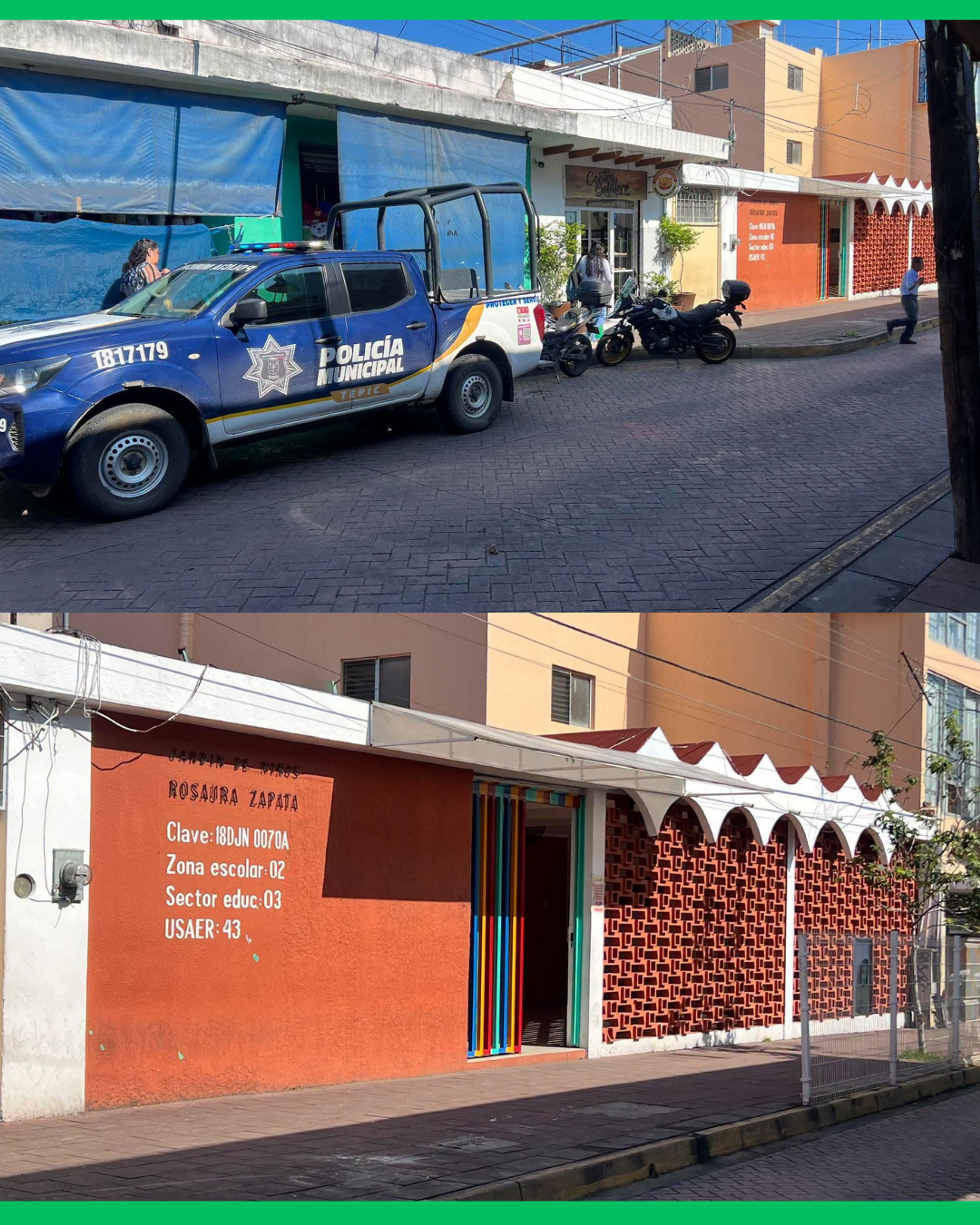  POR TERCERA VEZ HABRÍAN ENTRADO A ROBAR AL KÍNDER ROSAURA ZAPATA EN TEPIC