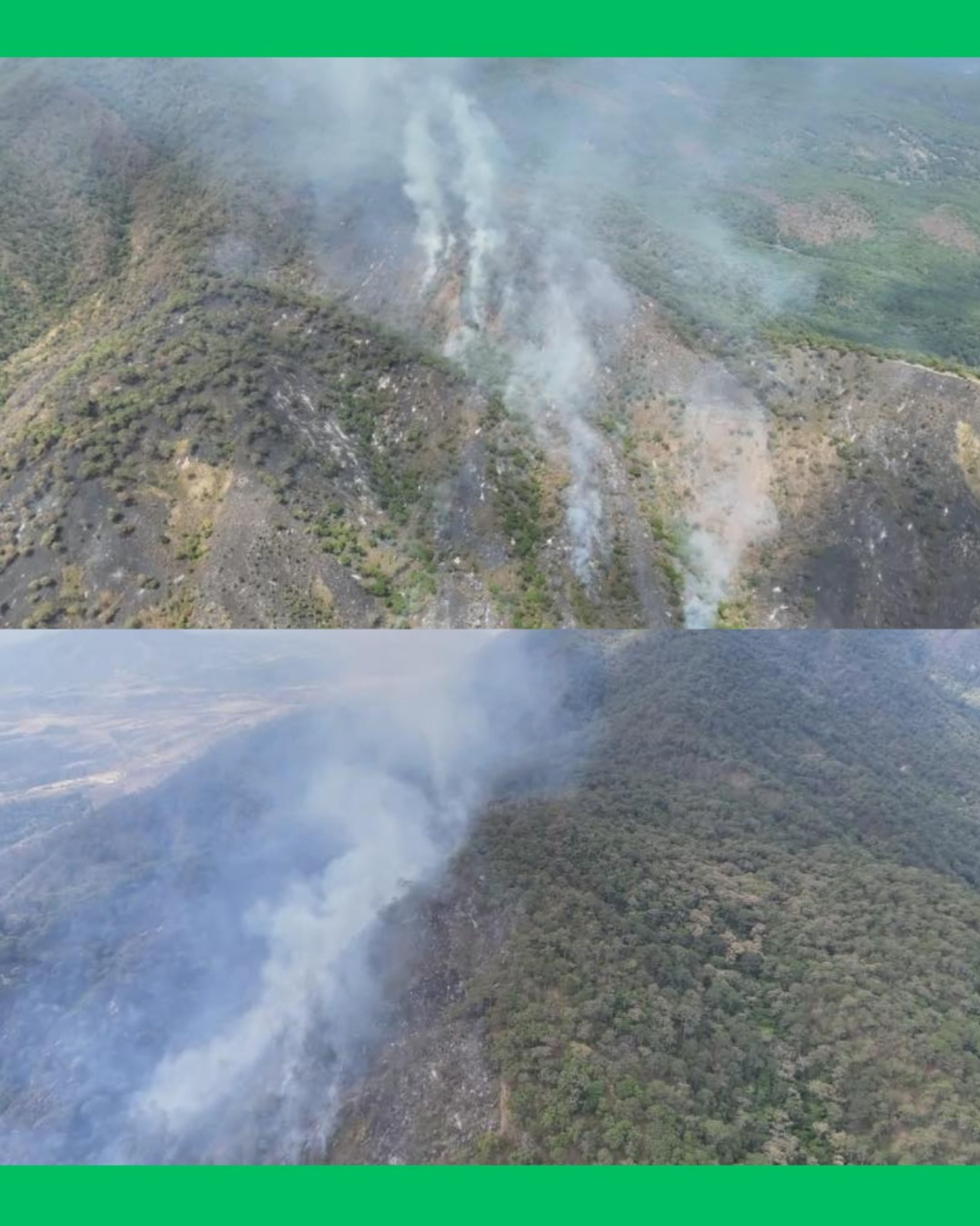 🔥🚨ACTUALIZACION REPORTAN CASI TOTALMENTE CONTROLADO EL INCENDIO EN EL CERRO DE SAN JUAN