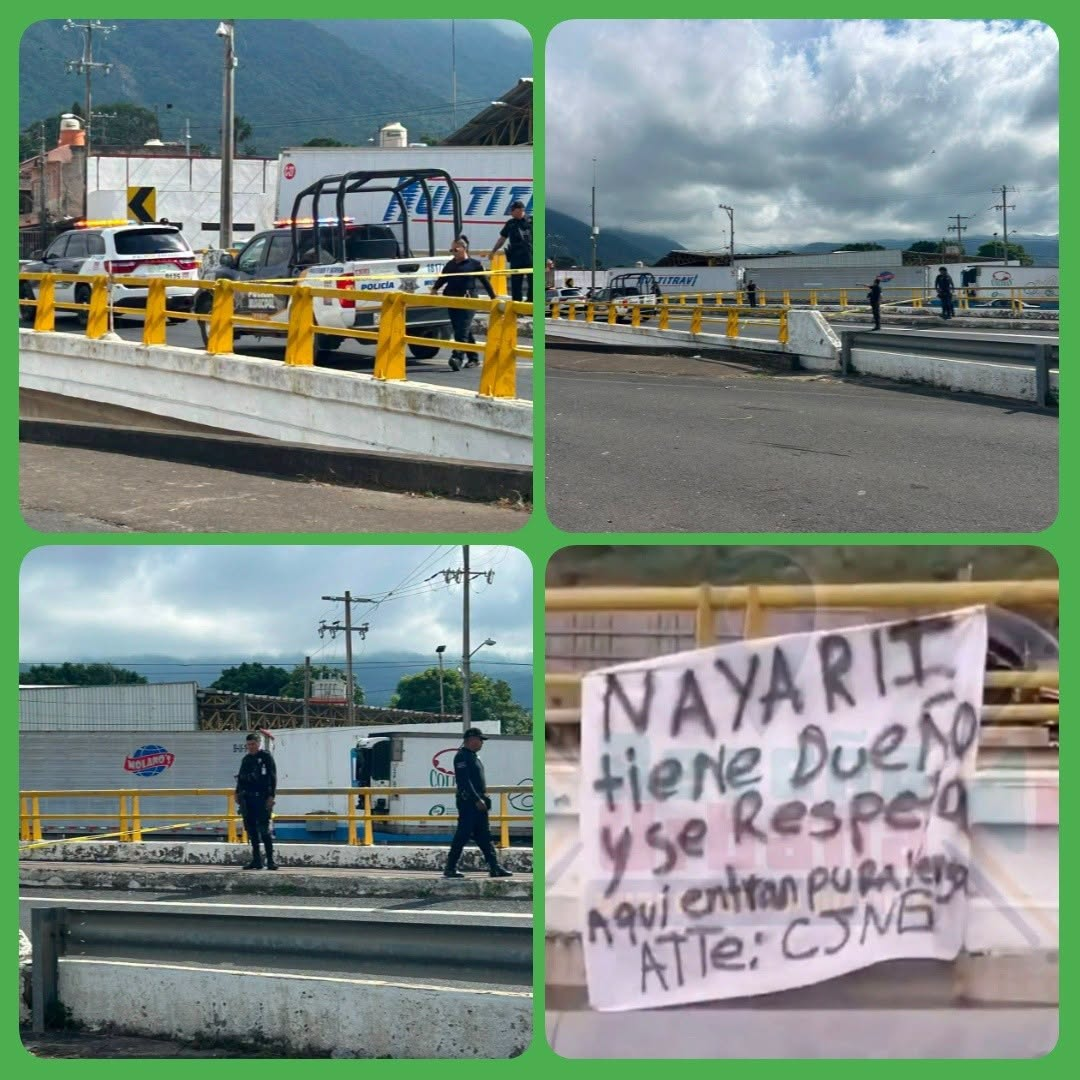 NARCOMANTA COLOCADA EN PUENTE DE LOS LOBOS, TRÁFICO DESVIADO