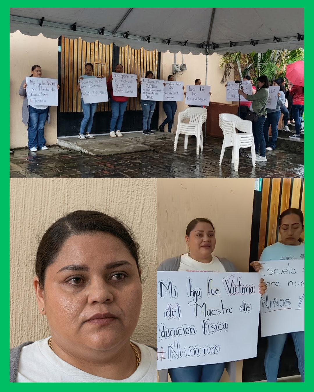 PADRES SE MANIFIESTAN AFUERA DE PRIMARIA EN AQUILES SERDÁN POR ACOSO E INCONFORMIDADES