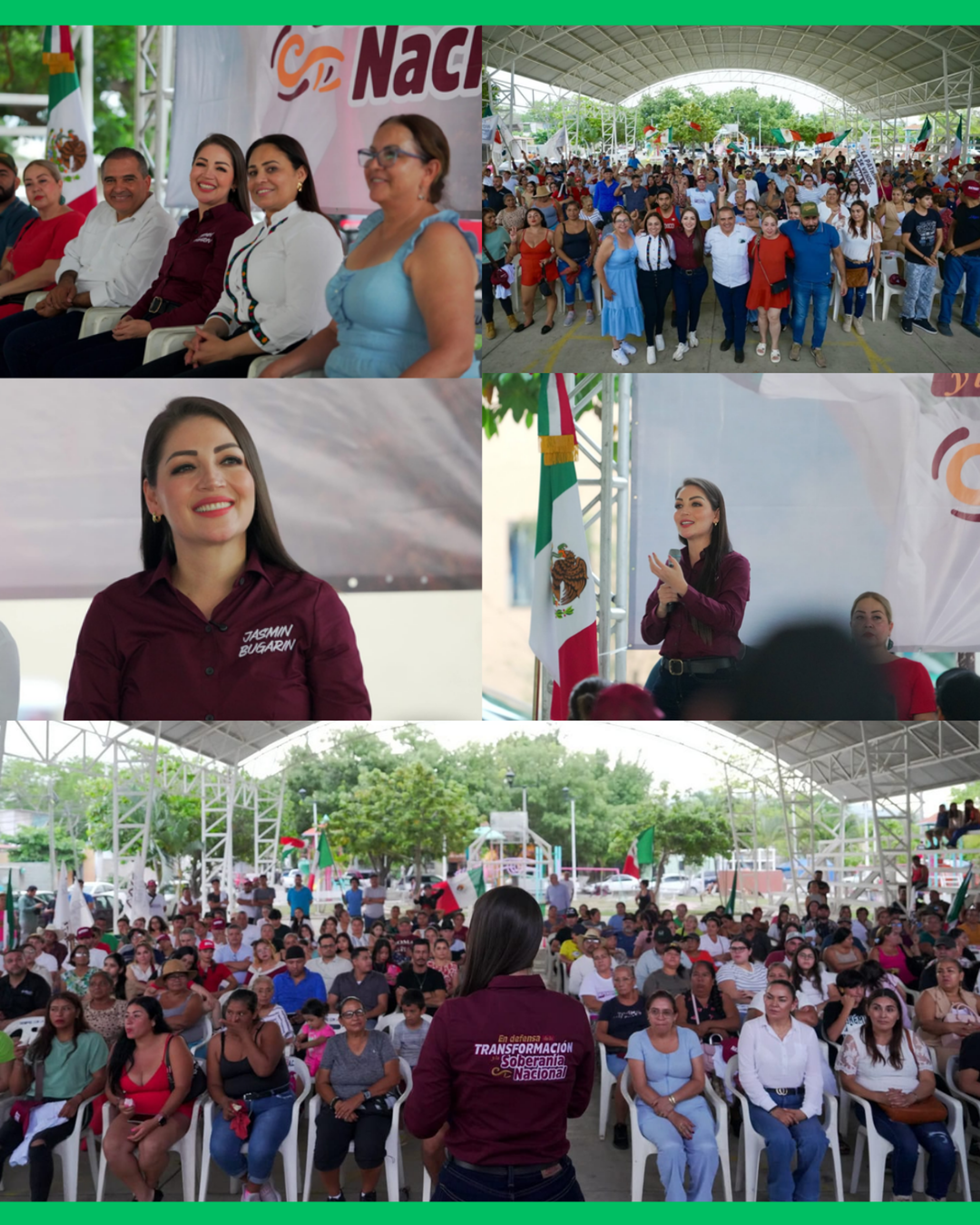 📋 JASMÍN BUGARÍN LLEVA A BAHÍA DE BANDERAS EL MENSAJE DE LA TRANSFORMACIÓN