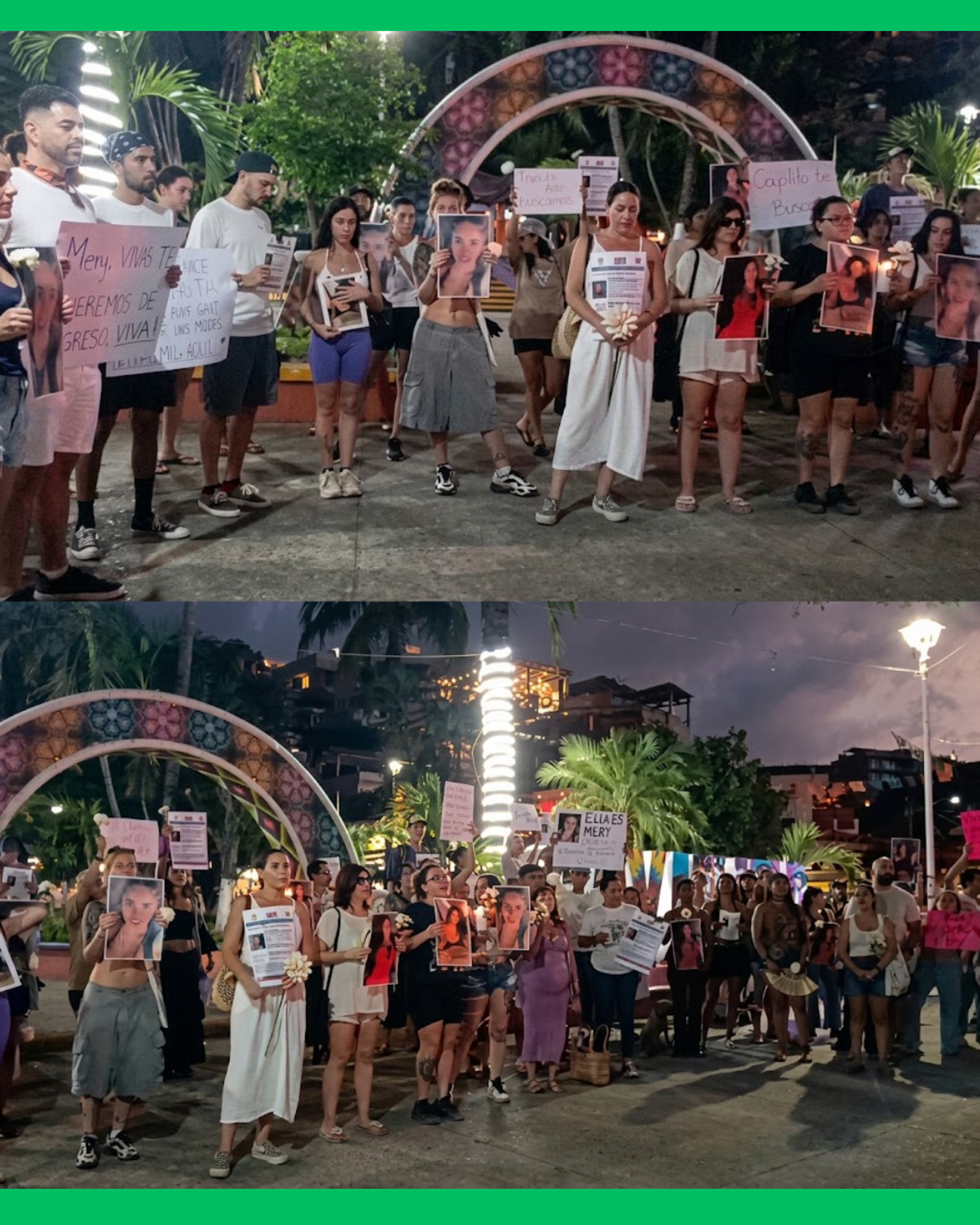 CIUDADANOS SE MANIFIESTAN POR LA APARICIÓN DE MERYLEISY EN SAYULITA