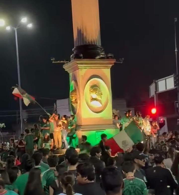 EL ÁNGEL DE TEPIC SE CONSOLIDA COMO PUNTO DE FESTEJO TRICOLOR