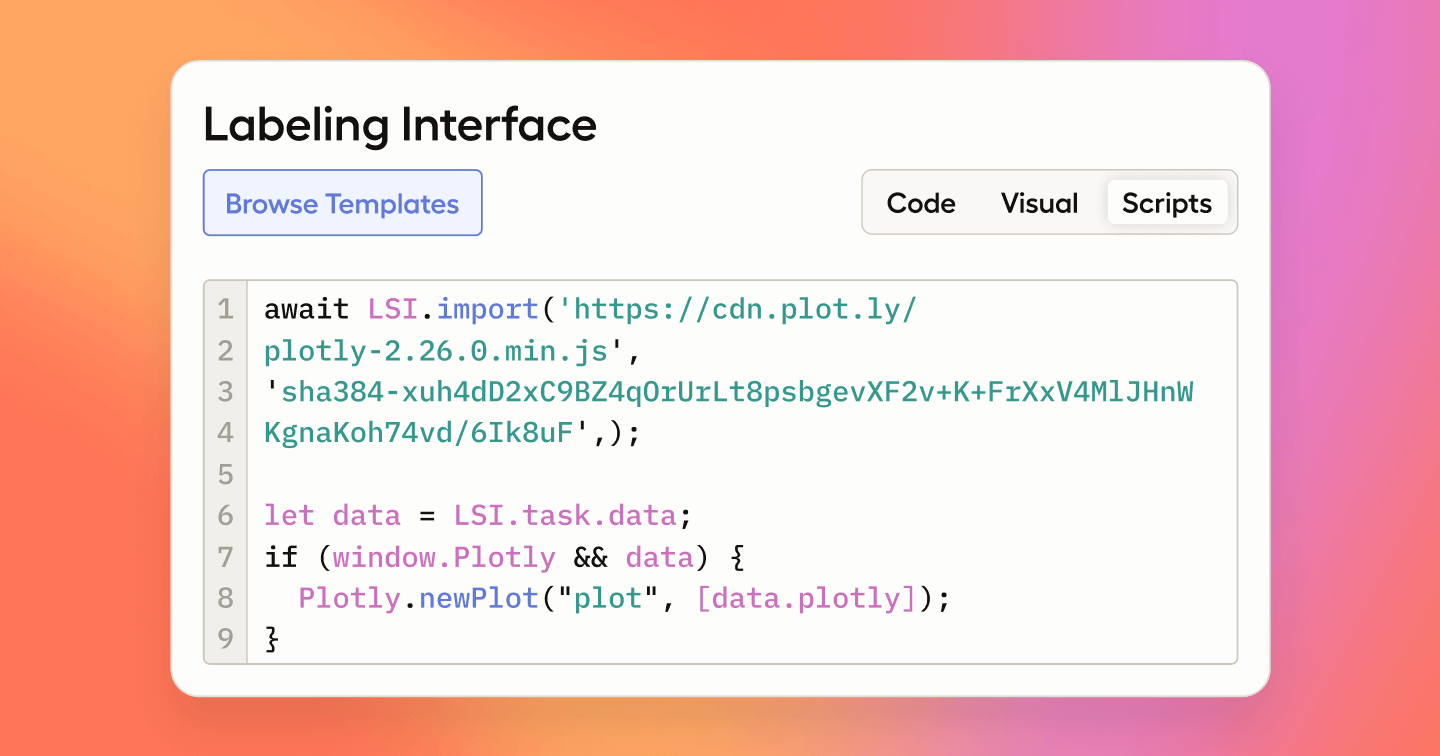 Pro Script Label Build Powerful Labeling Interfaces with Plugins | HumanSignal