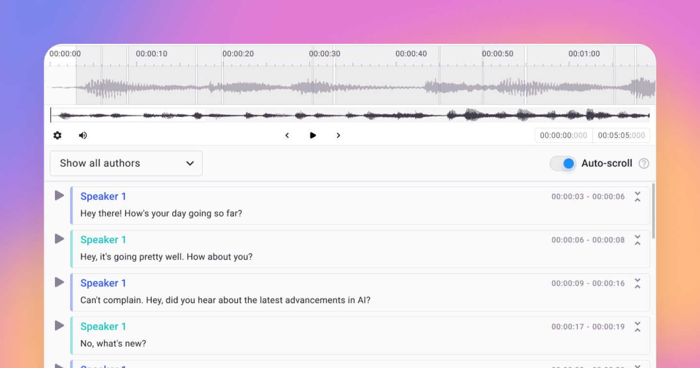 Revolutionize Your Audio/Video Labeling With Contextual Scrolling ...