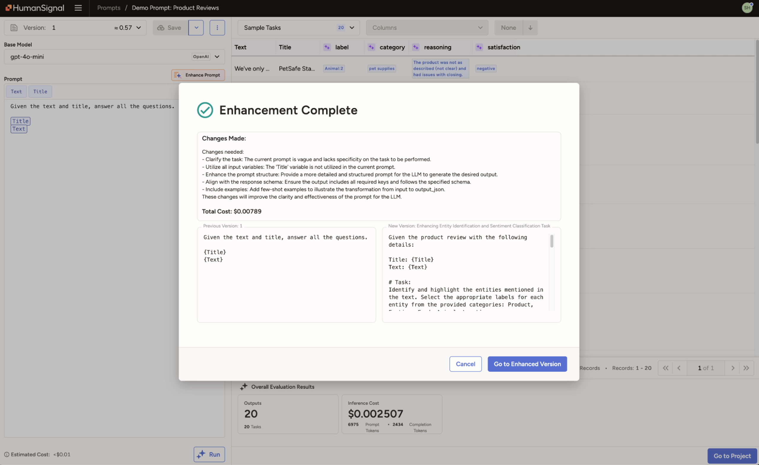 NLP Autolabeling with Label Studio Prompts | HumanSignal