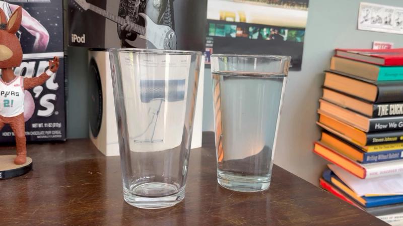 Shared starting image: Moving water between glasses
