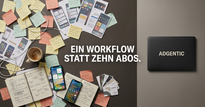 Ein Workflow anstatt 10 Abos