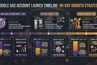 Google Ads 90-Day Account Launch Timeline
