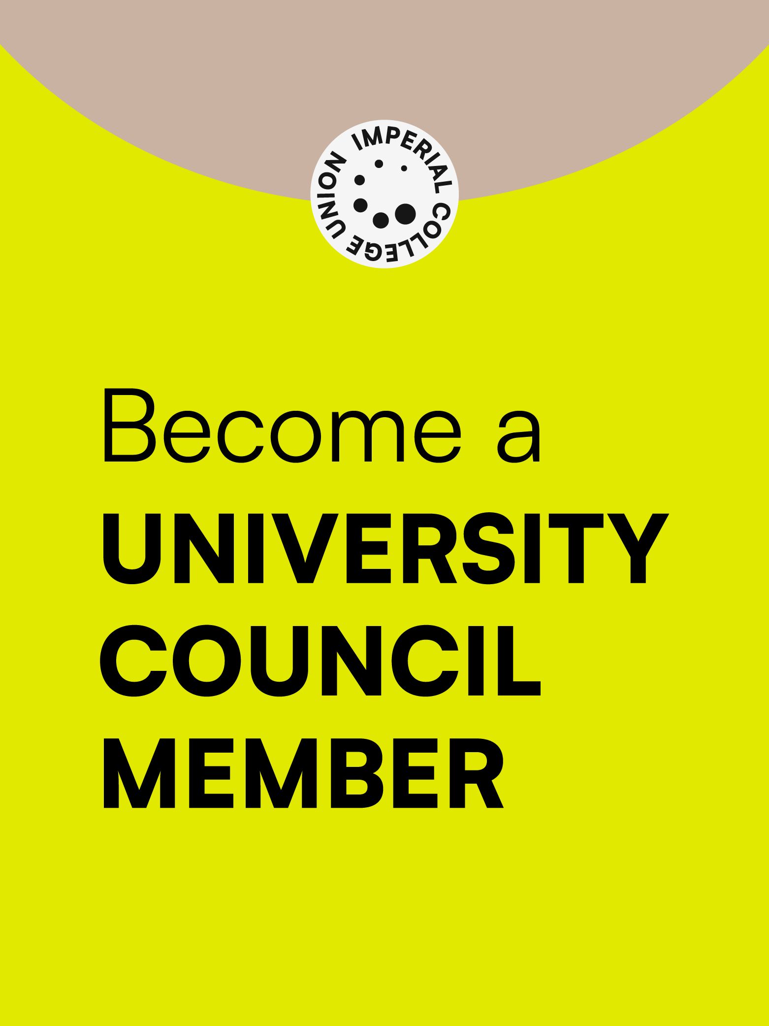 Become the second student member of University Council! | Imperial ...