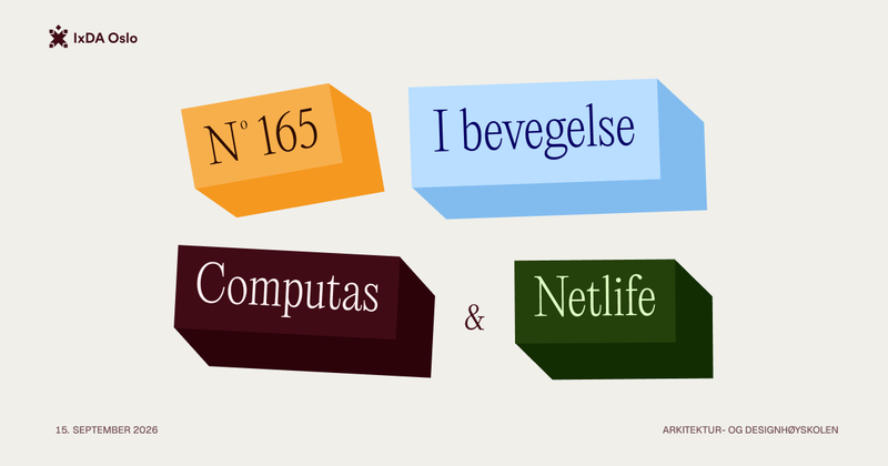 Nº 165 :: I bevegelse