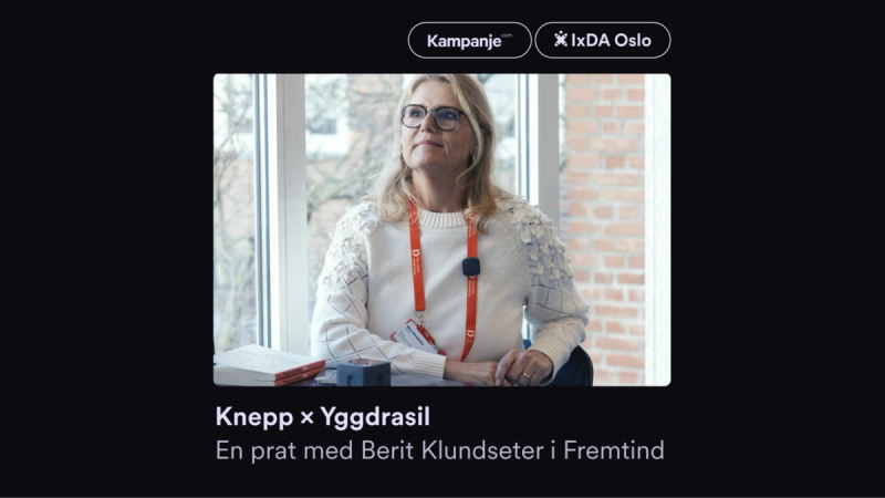 Knepp: Knepp har vært på Yggdrasilkonferansen!