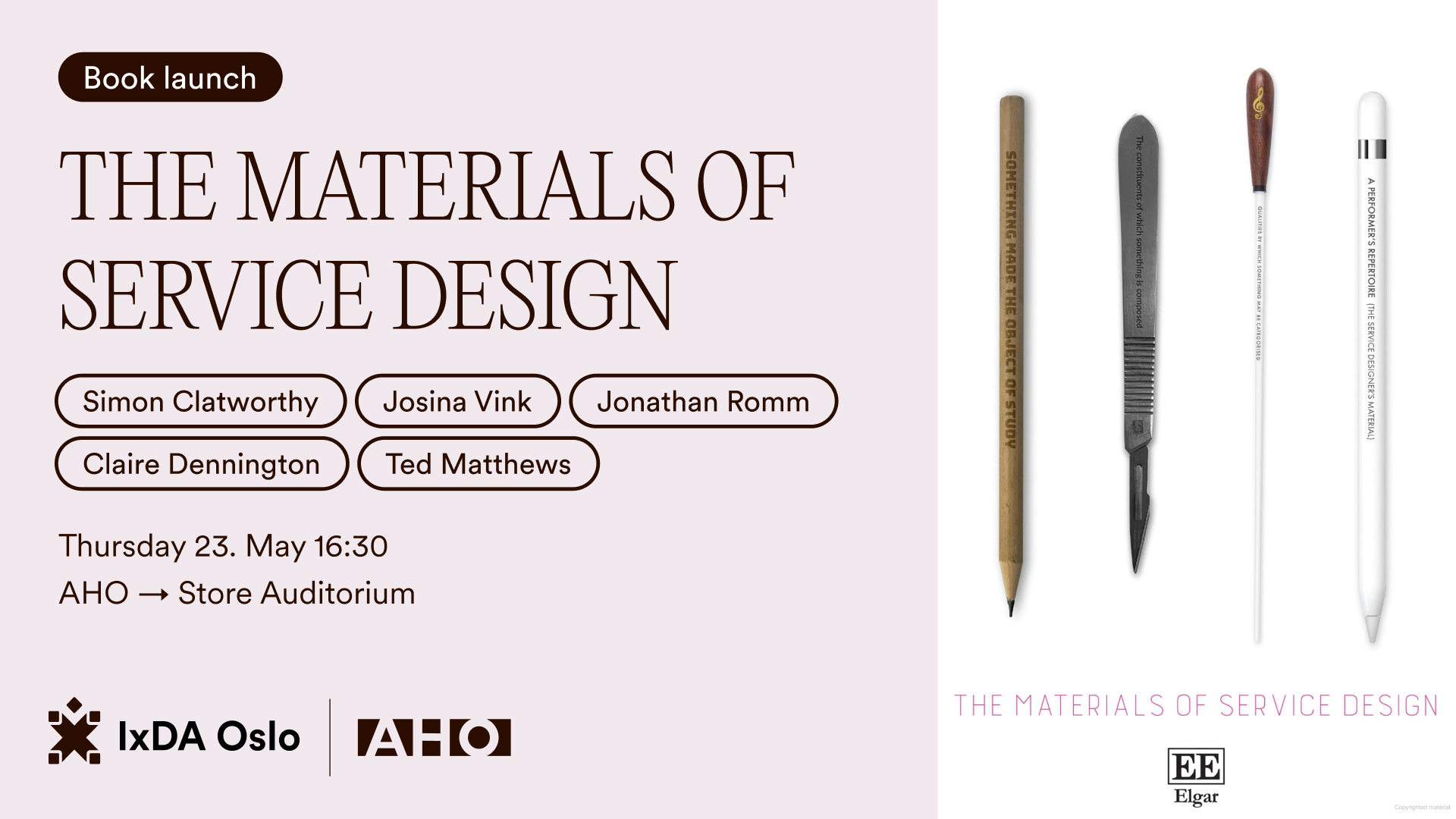 Book launch: The Materials of Service Design - IxDA Oslo