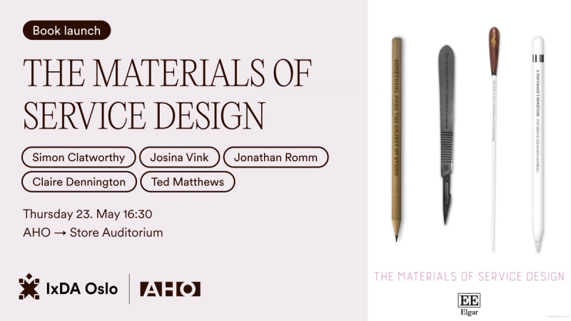 Book launch: The Materials of Service Design