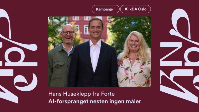 Knepp: AI-forspranget nesten ingen måler