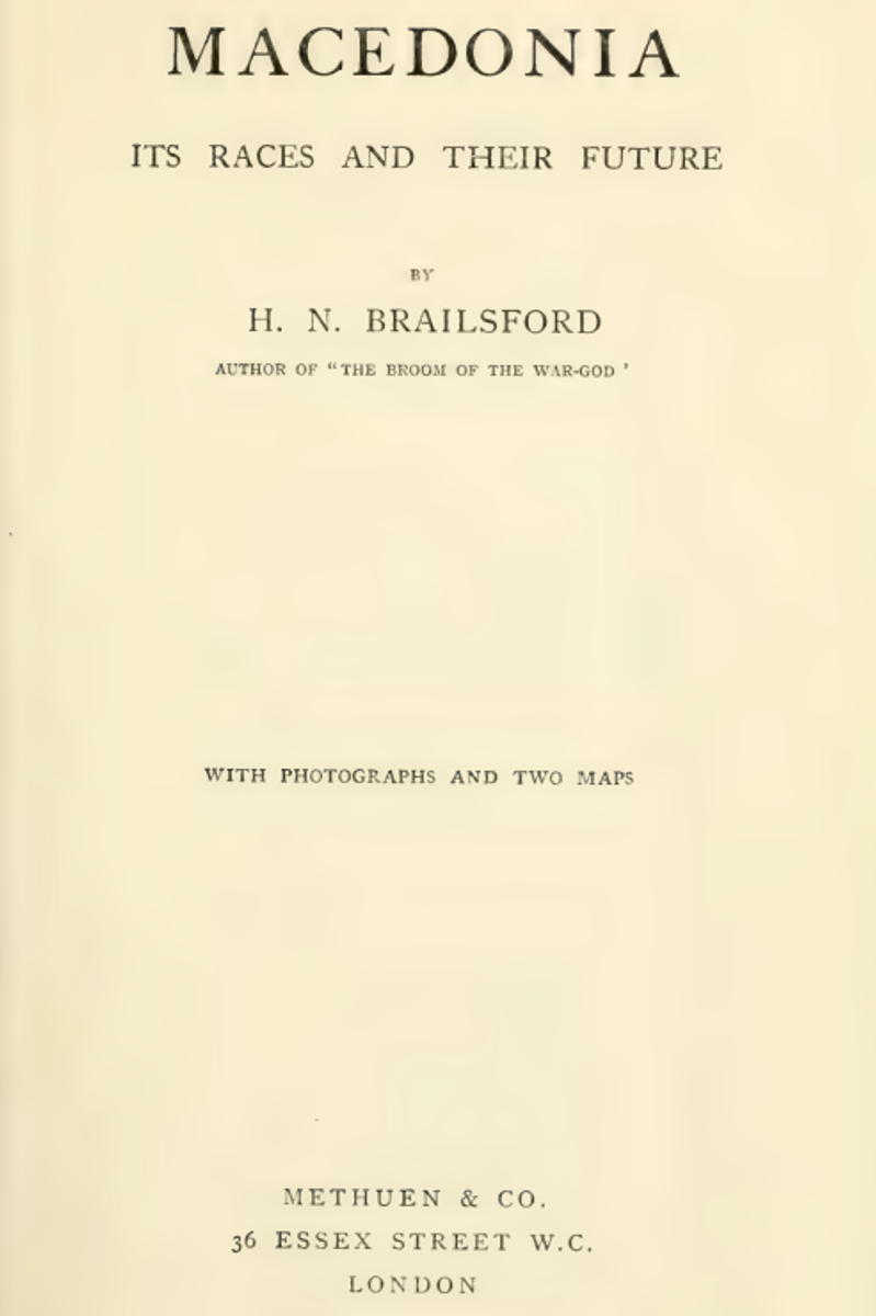 Cover of Macedonia: its Races and their Future (1906)