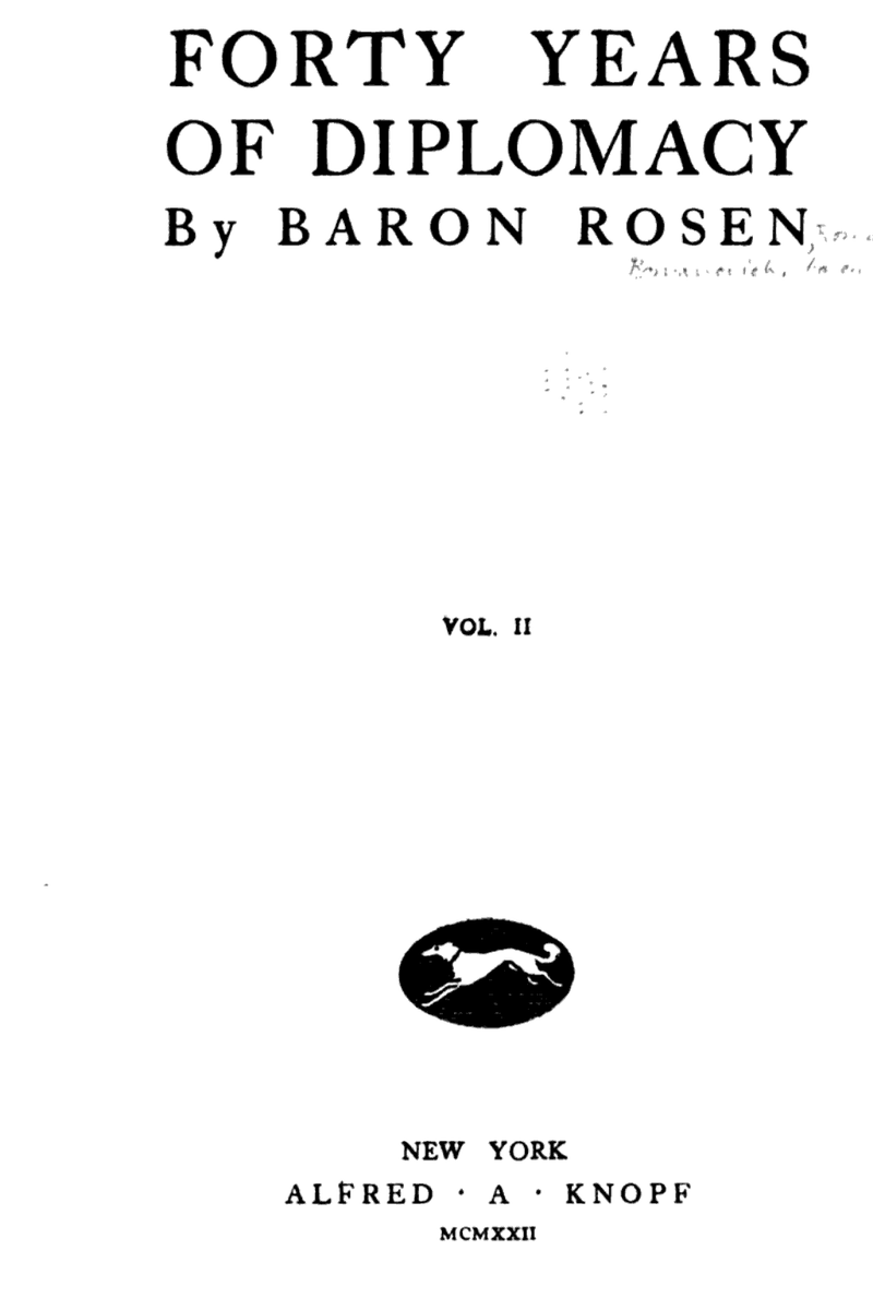 Cover of Forty Years of Diplomacy, Vol. 2