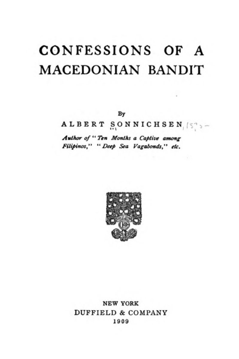 Cover of Confessions of a Macedonian Bandit