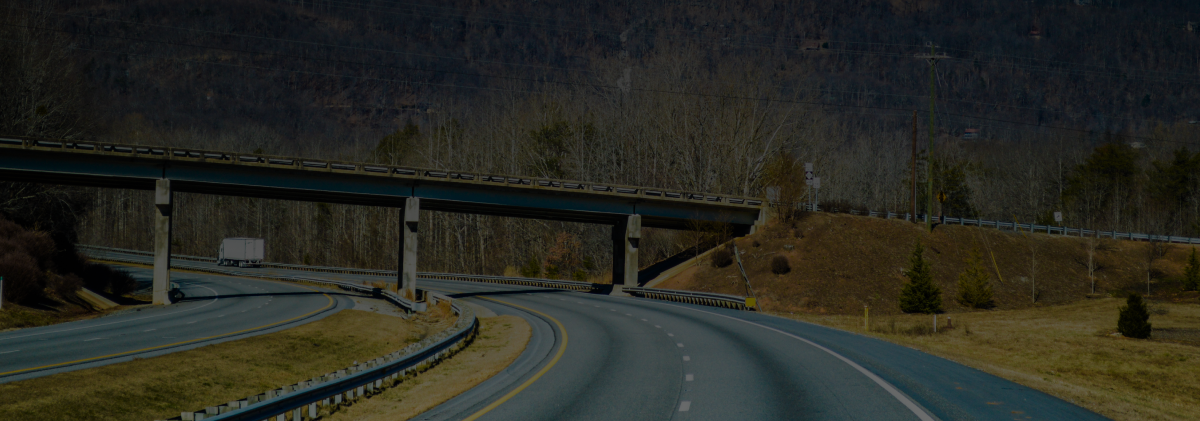 Open highway in Kentucky