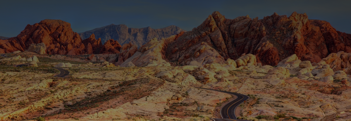 Highway in Valley of Fire, Nevada