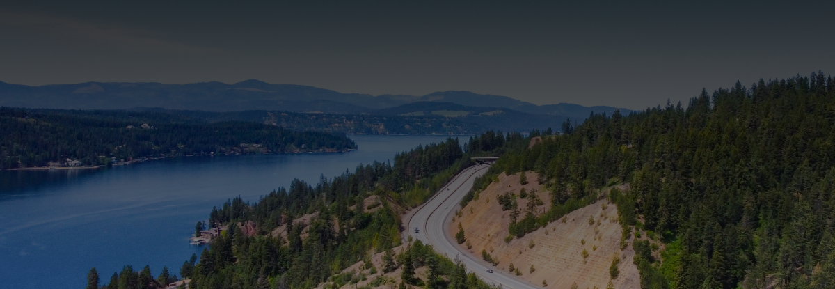 Coeur d'Alene Lake and Highway