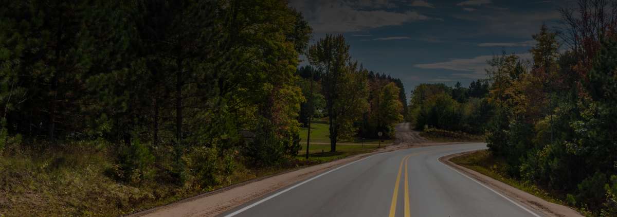 Open highway in Michigan