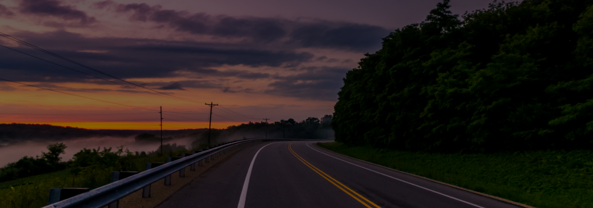 Open highway in Wisconsin
