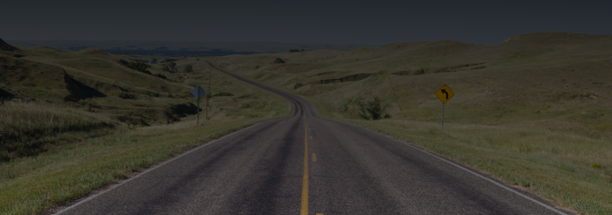 Open highway in Nebraska