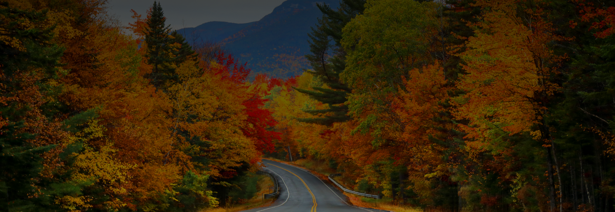 Open highway in New Hampshire