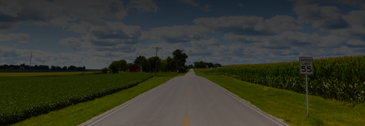 Open Highway in Iowa