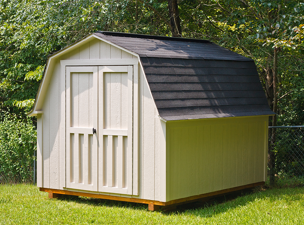 shed in yard