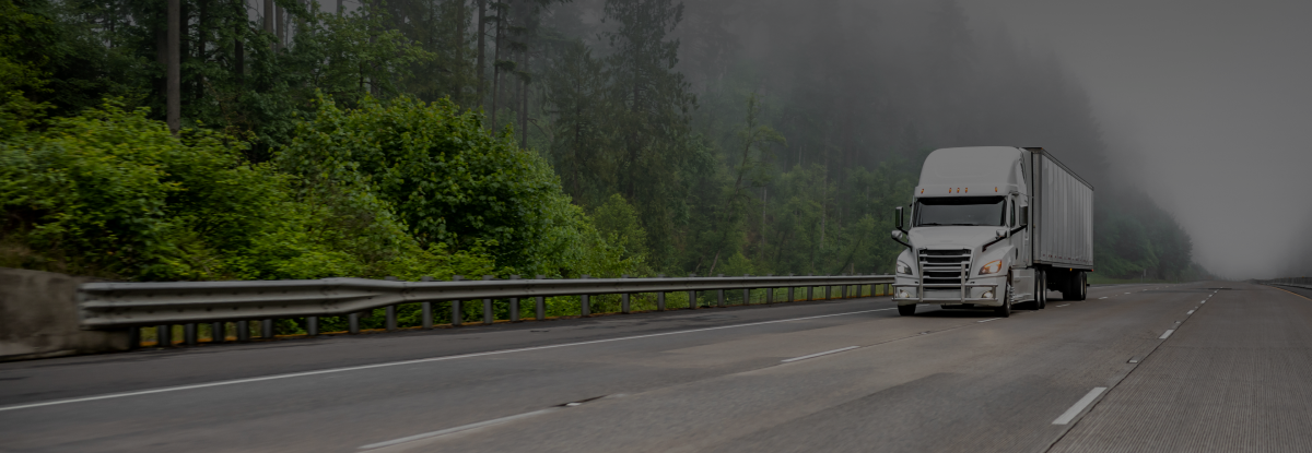 LTL truck on highway