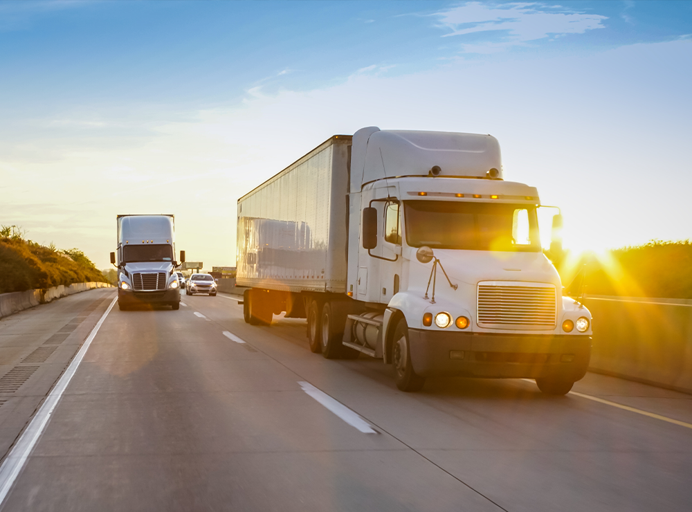 ltl trucks on highway