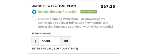 uship protection plan