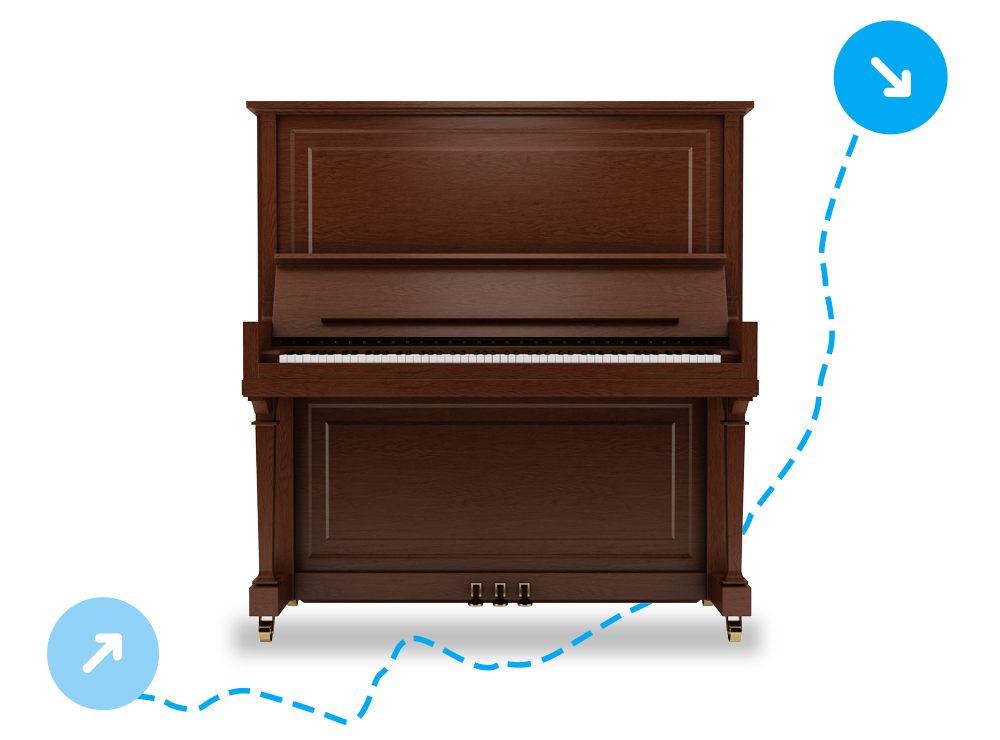 piano on route path