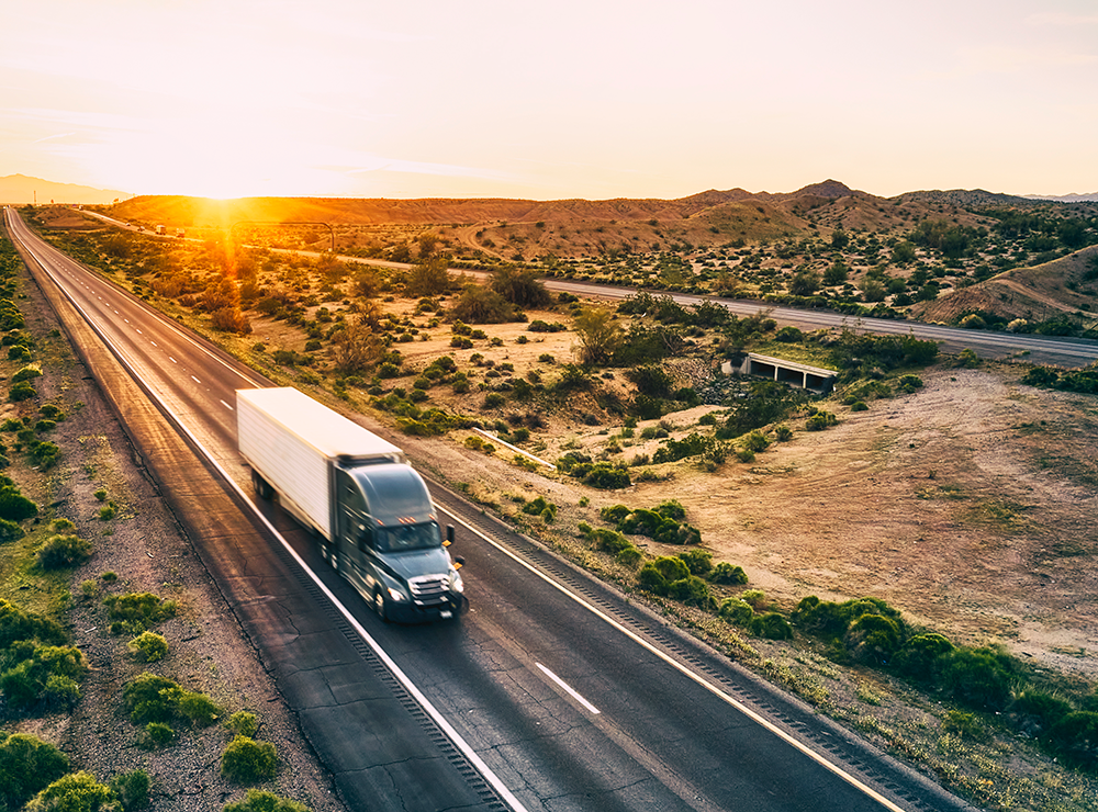 LTL freight on the highway