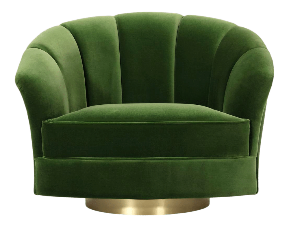 big holiday gifts - velvet green chair