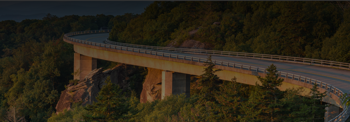 Blue Ridge Parkway in North Carolina