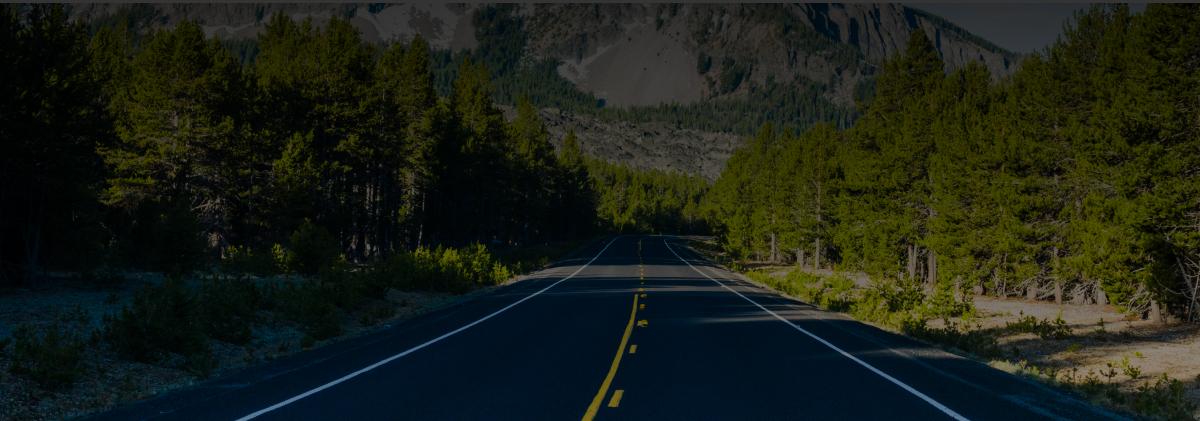 Open road in Oregon