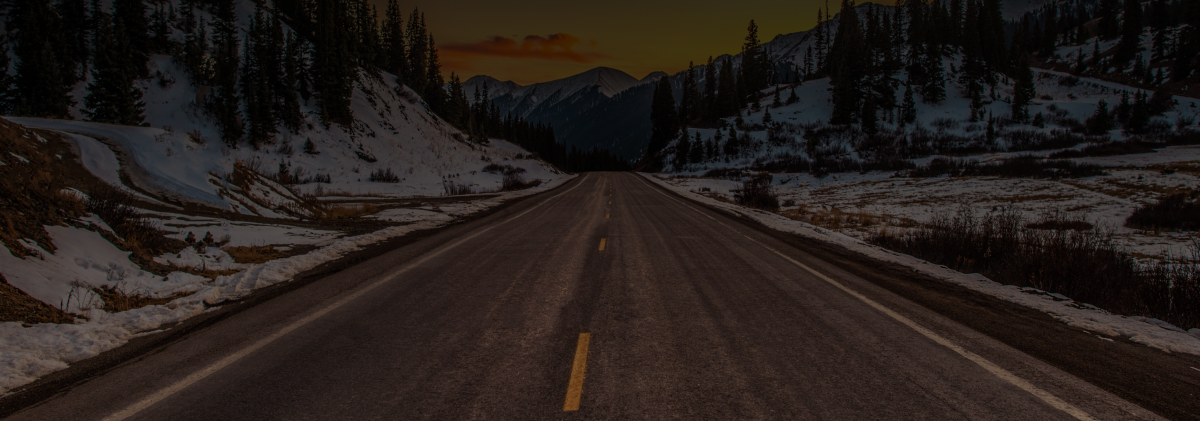 Open highway in Colorado