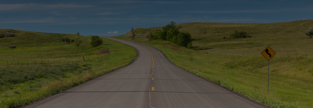 Open road in Oklahoma