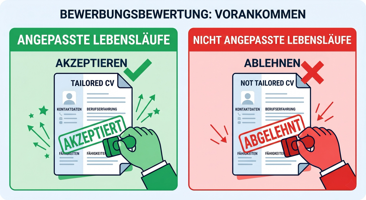 Hiring Manager lesen deinen CV nicht – Warum Maßschneidern 2026 über Erfolg oder Absage entscheidet