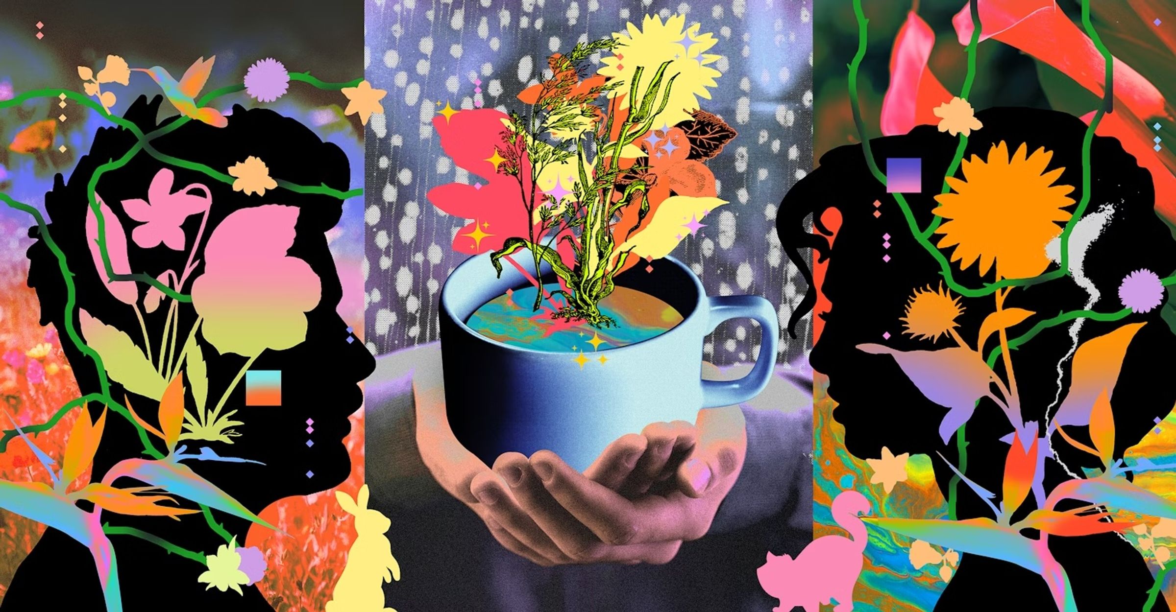Roseland Garden Party (Mural Illustration)